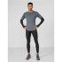 Camiseta Manga Larga de Running 4F Gris Hombre