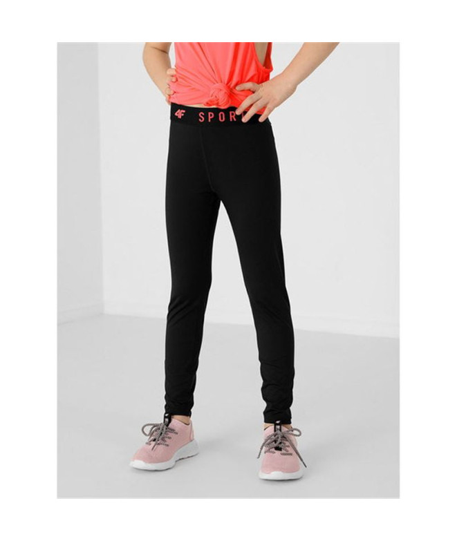 Mallas 4F HJL22 JSPDF002 Niña Black