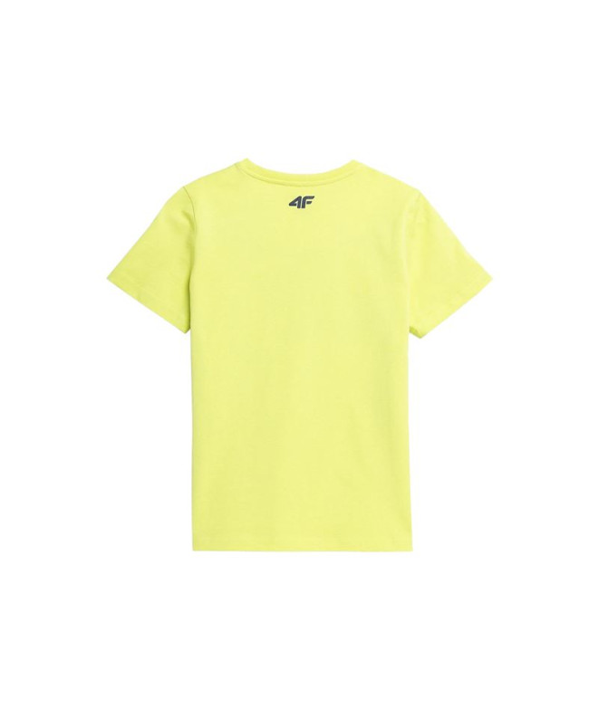 Camiseta 4F JTSM012 Niño Yellow