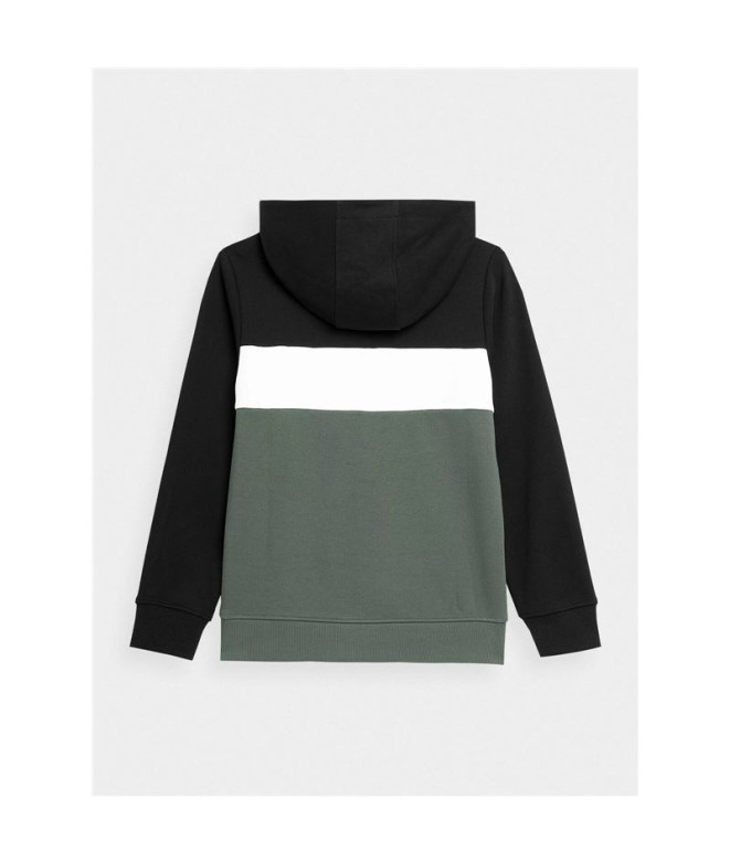 Sudadera 4F JBLM003 Niño verde