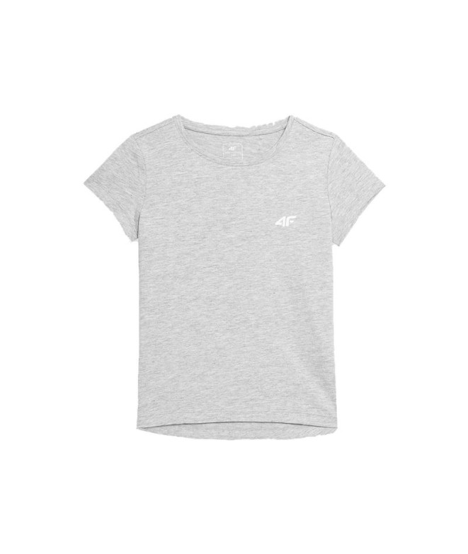 T-Shirt 4F JTSD001 Fille gris