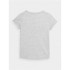 T-Shirt 4F JTSD001 Rapariga cinzenta