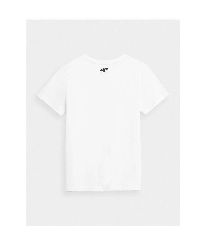 T-shirt 4F blanc Garçon