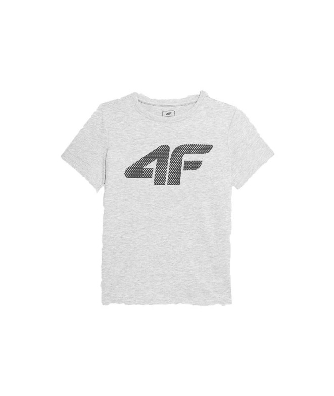 T-shirt 4F cinzento Rapaz