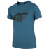 T-shirt 4F Melange Azul Rapaz