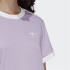 T-shirt adidas 3 bandes lilas Femme