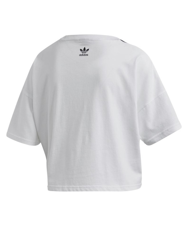 Camiseta adidas Big Logo blanco Mujer