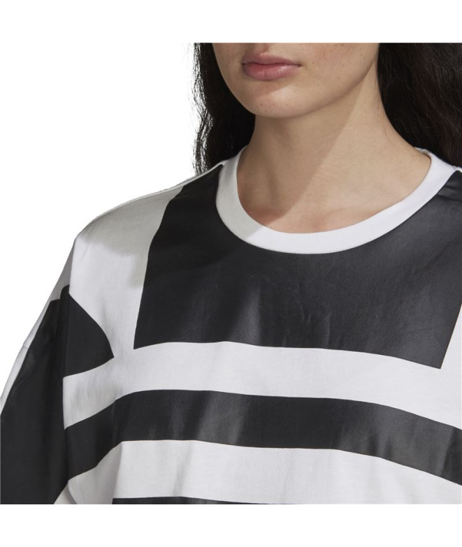 Camiseta adidas Big Logo blanco Mujer
