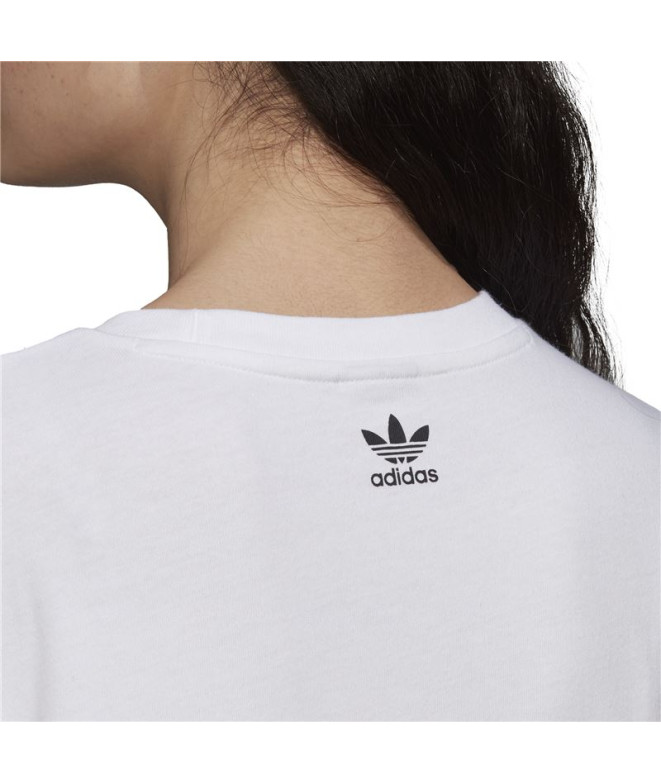 Camiseta adidas Big Logo blanco Mujer