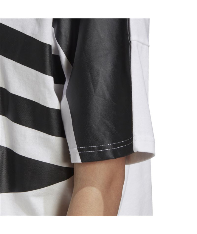 Camiseta adidas Grande logótipo branco Mulher