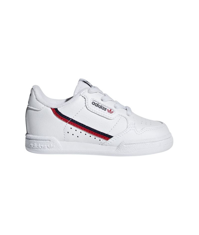 Zapatillas adidas Continental 80 blanco/rojo Infantil