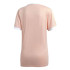 Camiseta adidas 3 riscas cor-de-rosa Mulher