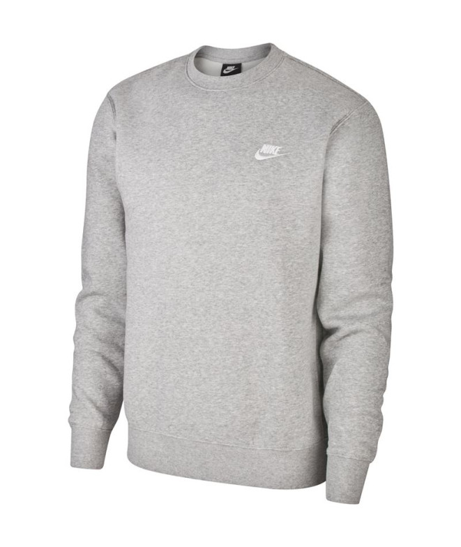 Sweat Nike Sportswear Club Fleece gris Homme