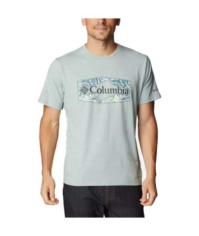 Columbia Sun Trek™ Graphic Mountain T-Shirt Vert Hommes