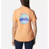 Camiseta de Trail Columbia Sun Trek™ Graphic II Laranja Mulher