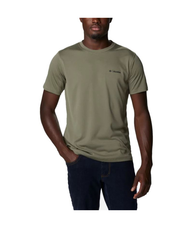 Camiseta técnica Columbia Zero Rules™ Short Sleeve Verde Hombre