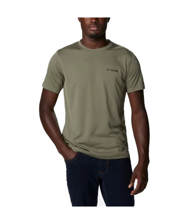 T-shirt technique Columbia Zero Rules™ Short Sleeve Green Homme