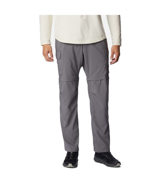 Pantalones de Senderismo Columbia Silver Ridge™ Utility Convertible Gris Hombre