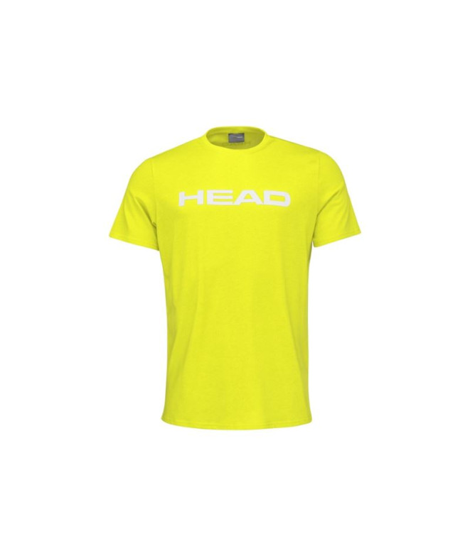 Camisola de ténis Head Club Basic Amarelo para homem