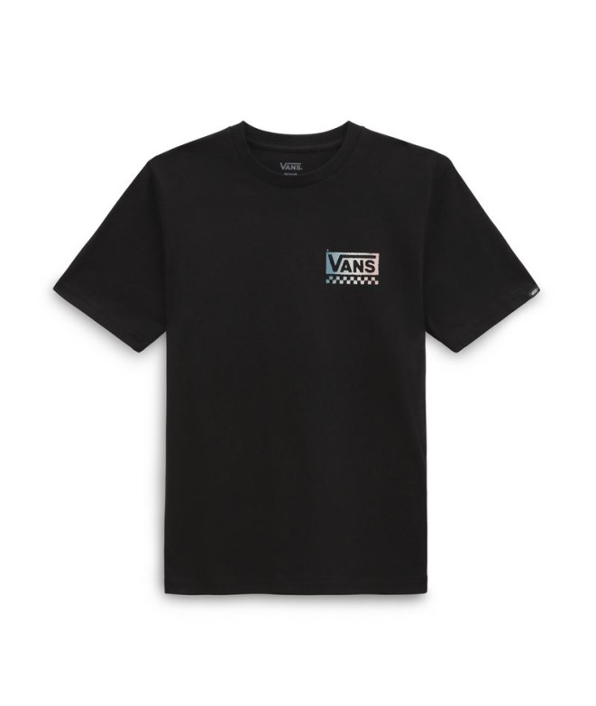 Camiseta Global Stack-B Negro Niño