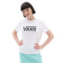 T-Shirt Vans Wm Drop V Ss Crew-B Branco para mulher