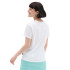T-Shirt Vans Wm Drop V Ss Crew-B Branco para mulher