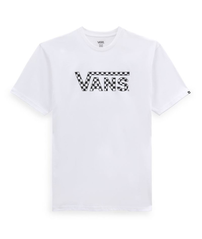 Camiseta Vans Checkered Vans-B Blanco Hombre