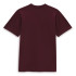 Camiseta Vans Mini Script-B Brgdy Granate Hombre