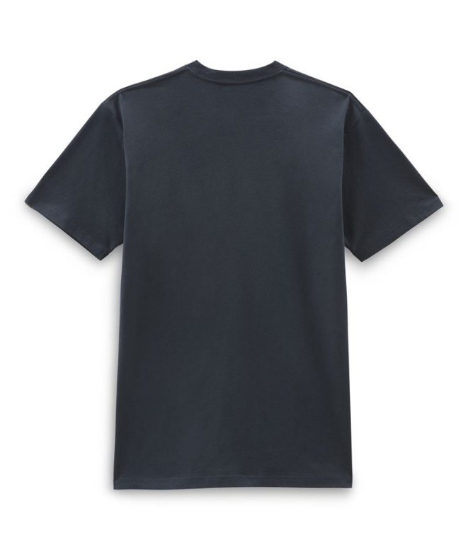 Camiseta Vans Classic Vans Tee-B Mdblu Preto Homem