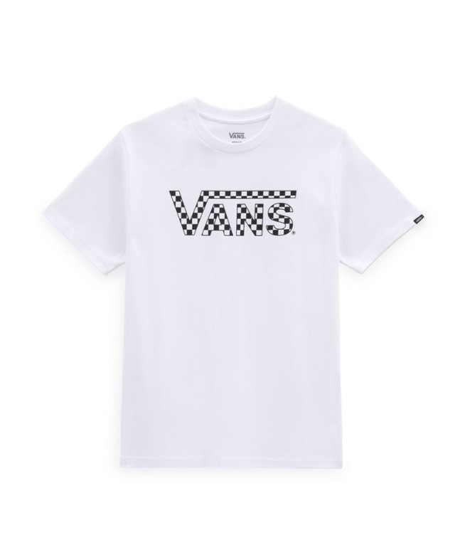 T-shirt Vans axadrezada Vans-B Rapazes Branco