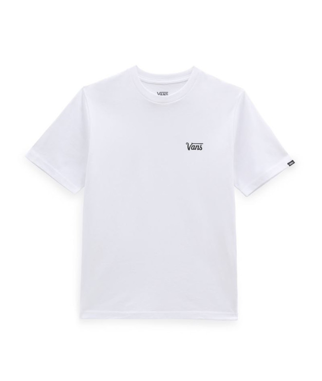 Camiseta Vans Mini Script-B Blanco Niño
