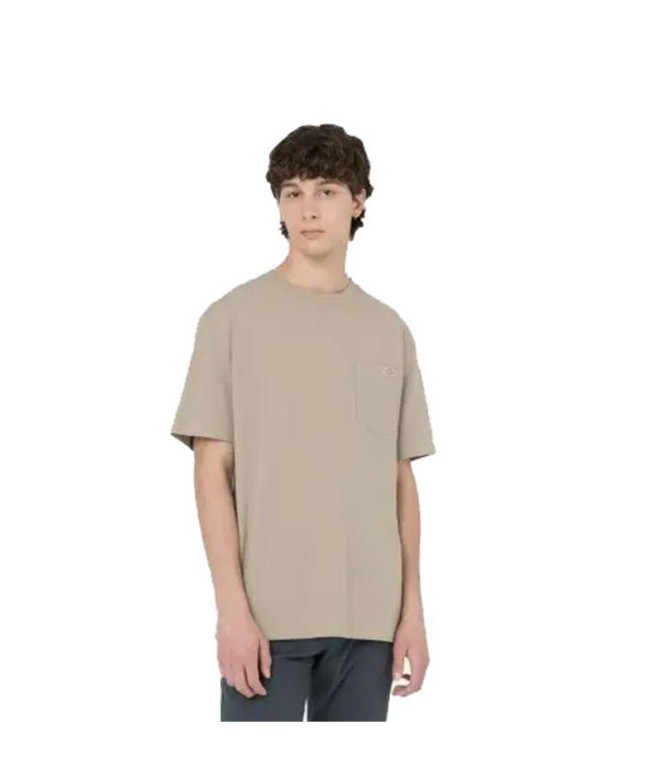 T-shirt Dickies Porterdale Beige Homme