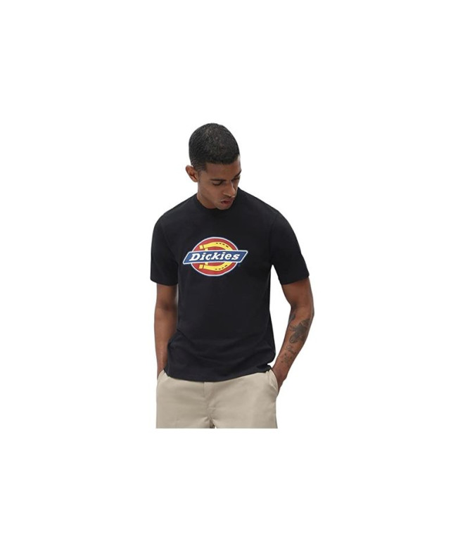 Camiseta Dickies Icon Logo Negro Hombre