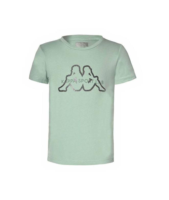 T-shirt Kappa Giaglione Jade Green T-shirt para rapariga