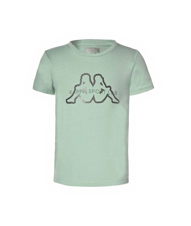 T-shirt Kappa Giaglione Jade Green T-shirt pour fille