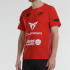 Bullpadel Odeon Tl Padel Rouge T-Shirt Homme Padel