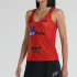 Bullpadel Orlas Delfi Brea Padel Camisa Padel Feminina Vermelha