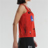 Bullpadel Orlas Delfi Brea Padel Camisa Padel Feminina Vermelha