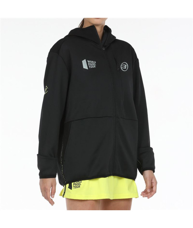Casaco Bullpadel Llera Padel Mulher Preto