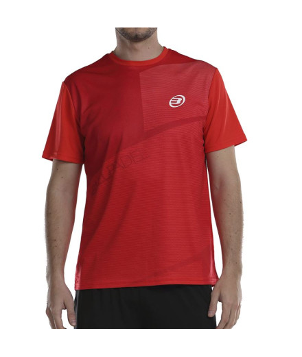 Camiseta de Pádel Bullpadel Afile Cereza Hombre