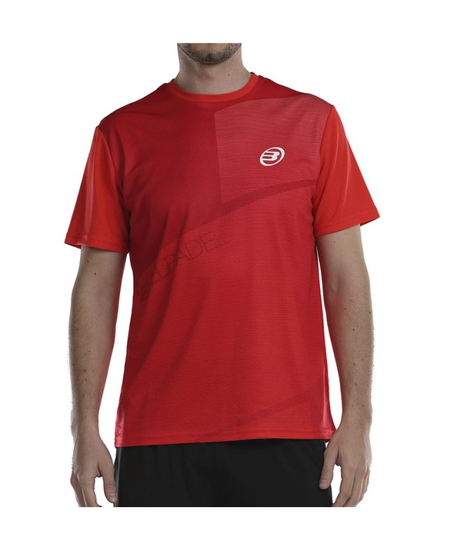 Bullpadel Afile Padel T-Shirt Men Cherry