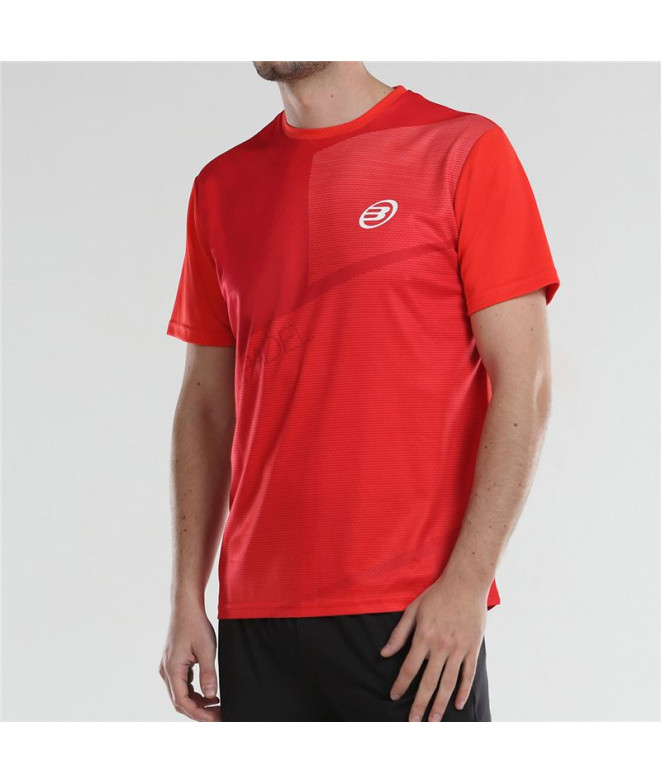 Camiseta de Pádel Bullpadel Afile Cereza Hombre