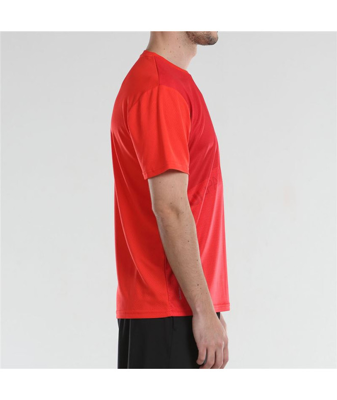 Camiseta de Pádel Bullpadel Afile Cereza Hombre