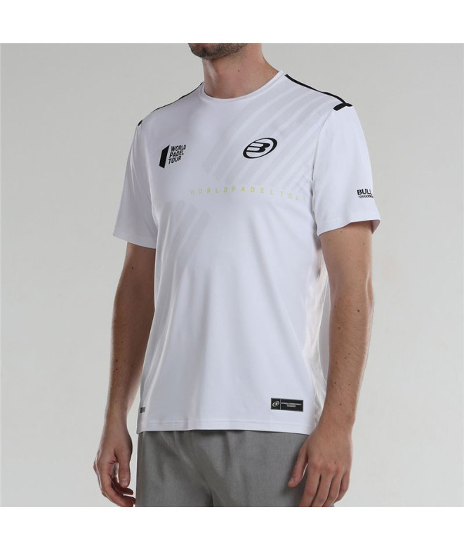 Camiseta de Pádel Bullpadel Logro Blanco Hombre