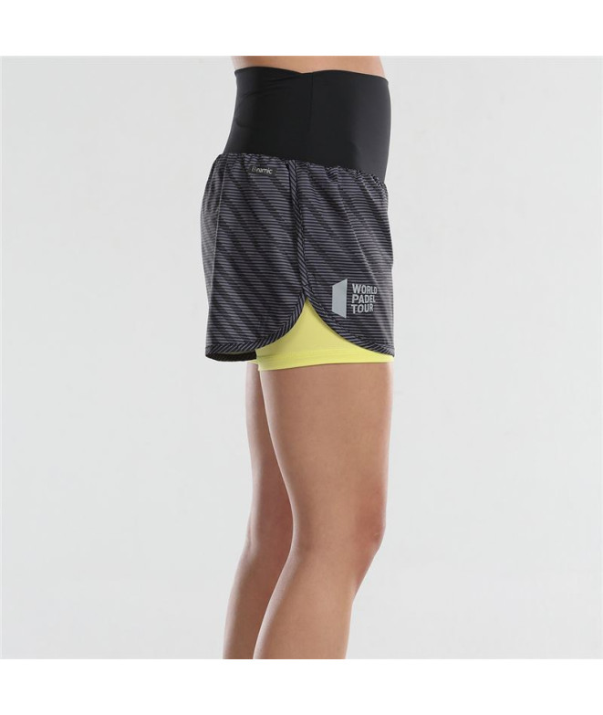 Pantalones de Pádel Bullpadel Lonja Negro Mujer