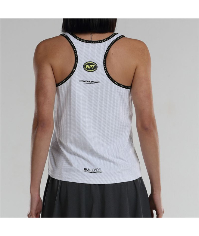T-Shirt Padel Bullpadel Lugar Femme Blanc