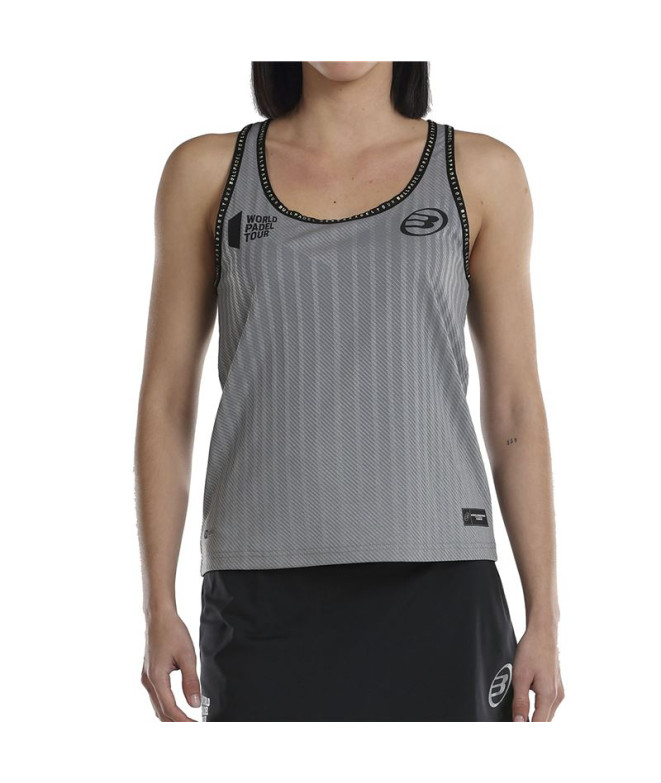 Padel T-Shirt Bullpadel Lugar Cinzento Mulher