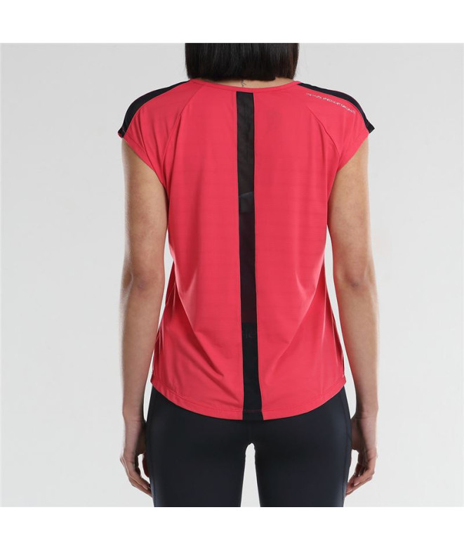 Camiseta de Pádel Bullpadel Usier Frambuesa Mujer
