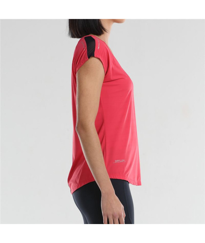 Camiseta de Pádel Bullpadel Usier Frambuesa Mujer