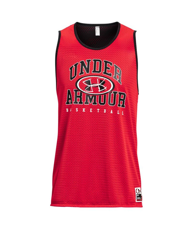 Under Amour Baseline Reversible Basketball Jsy Red Men's Basketball Shirt